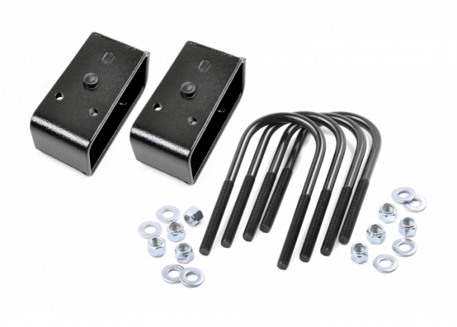 Rough Country 2 Inch Block & U-Bolt Kit